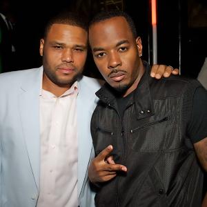 Marques T Owens and Actor Anthony Anderson at his birthday event