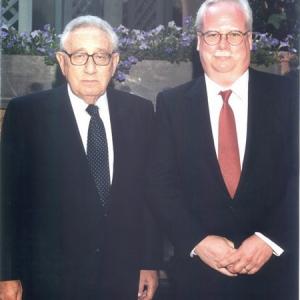 Dr Henry Kissinger and Drew H Fash May 2002