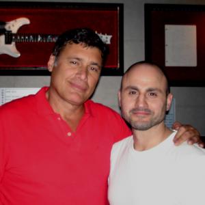 Steven Bauer and Cal Rein at Hard Rock Cafe Hollywood (2011)