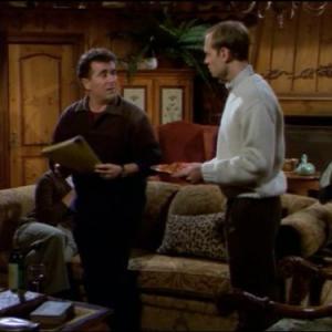 Still of David Hyde Pierce and Saul Rubinek in Frasier 1993