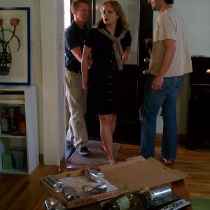 Forget You production still with Neil McGowan and Eric Michael Kochmer