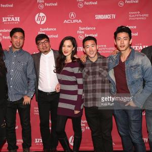 The cast of Seoul Searching at Sundance Film Festival 15'