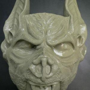 Bat demon 12 mask designed and resculped by Midian Crosby for Specter Studios