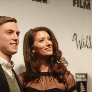 Will Cuddy and Orianna Herrman at the Portland red carpet premiere of Wild