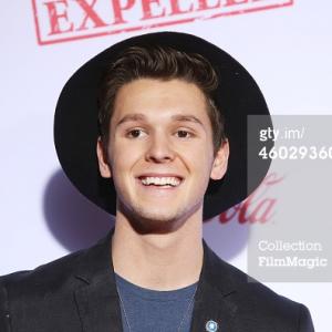Tyler Case attending the Expelled Movie premiere on 12/10/2014.