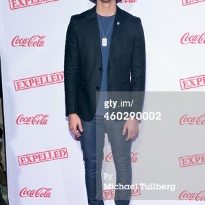 Tyler Case arrives at the premiere of AwesomenessTVs Expelled held at the Westwood Village Theater December 10 2014