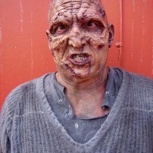 I am showing this to show that I wear prosthetics well this Face is from Resident Evil Lead Zombie
