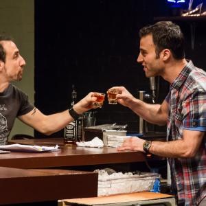 Neil Holland (R) in the role of Ray and Don DiPaolo (L) in the role of Ed in Julian Sheppard's 
