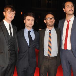 Daniel Radcliffe, John Krokidas, Jack Huston and Dane DeHaan at event of Nuzudyk tuos, kuriuos myli (2013)