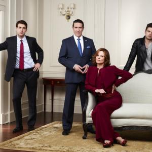 Still of Sigourney Weaver Ciarn Hinds Sebastian Stan and James Wolk in Political Animals 2012