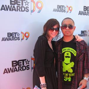 Rik Cordero and Nancy Mitchell at the 2009 BET Awards Los Angeles.