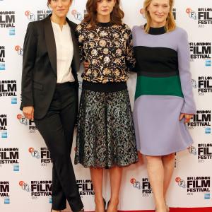 Meryl Streep, Sarah Gavron and Carey Mulligan at event of Suffragette (2015)
