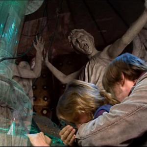 Still of Finlay Robertson and Carey Mulligan in Doctor Who 2005