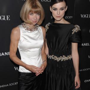 Keira Knightley and Anna Wintour at event of The Duchess 2008
