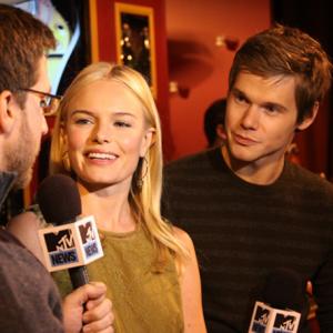 MTV News Josh Horowitz interviews Kate Botsworth and Michael Nardelli on January 24 2011