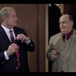 Brian Patrick Mulligan as Lyle with Kelsey Grammer on FXs PARTNERS