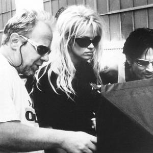 Pamela Anderson Tommy Lee and David Hogan in Barb Wire 1996