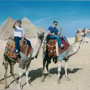 Bill Ehrin touring Egypt