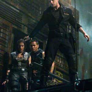 Still of Ben Foster, Cung Le and Antje Traue in Pandorum (2009)