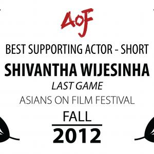 Best Supporting Actor Asians on Film Festival 2013