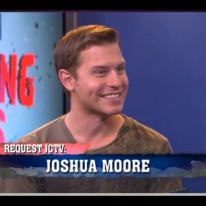 Joshua Moore being interviewed about The Josh Moore Show