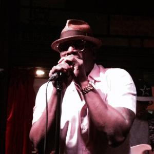 James Moses Black Performing at Maison (Frenchman St, New Orleans).