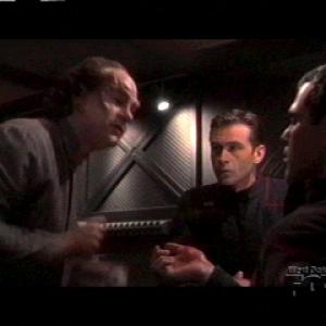 Engineer Alex with Hydrogen Burns Star Trek Enterprise 2002 Episode 113 Dear Doctor