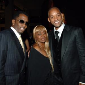 Will Smith, Sean Combs and Janice Combs