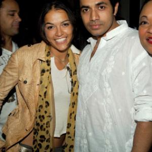 Michelle Rodriguez and Anand Jon
