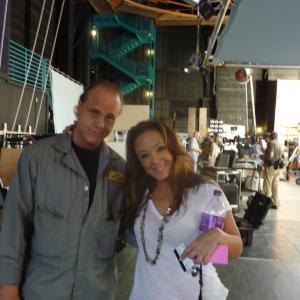 Dennis W, Hall with Leah Remini in the ABC Comedy FAMILY TOOLS - Episode 
