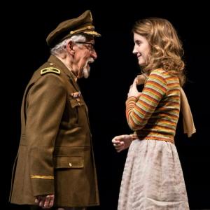 Catherine Combs and Mike Nussbaum in Smokefall at The Goodman Theatre 2014
