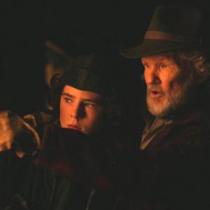 Quebec Bill, (Kris Kristofferson) and Wild Bill, (Charlie McDermott) look into the night in 