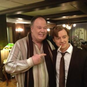 R. Keith Harris with Dennis Haskins from the wrap of filming Hotel P
