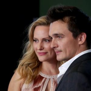 Aimee Mullins and Rupert Friend at event of Hitmanas Agentas 47 2015