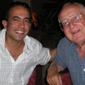 Radwans meeting with Branko Lustig in Morocco 2004, after filming Kingdom of Heaven