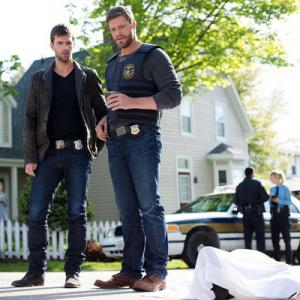 Still of Adam Copeland and Lucas Bryant in Haven (2010)