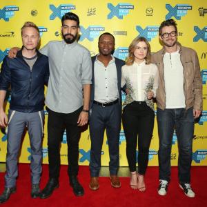 Robert Buckley Malcolm Goodwin Rose McIver David Anders and Rahul Kohli at event of iZombie 2015