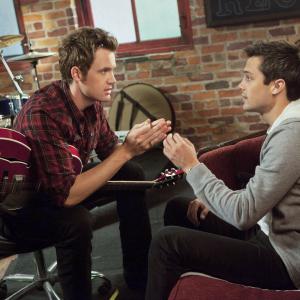 Still of Tyler Hilton and Stephen Colletti in One Tree Hill 2003