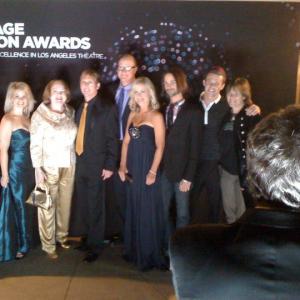 Cast and productin team of YELLOW at the Ovation Awards 2010: Rachel Sorsa, Kristen McCullough, Louise Beard (Producer), Del Shores (Director), David Cowgil, Susan Leslie, Emerson Collins (Producer), Jason Dottley (Producer), Madonna Cacciatore
