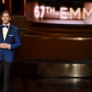Andy Samberg at event of The 67th Primetime Emmy Awards (2015)