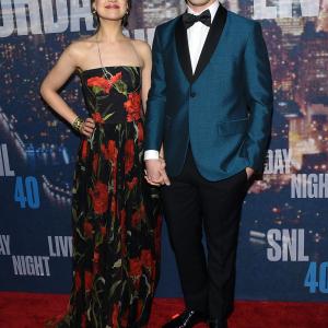 Andy Samberg and Joanna Newsom at event of Saturday Night Live 40th Anniversary Special 2015