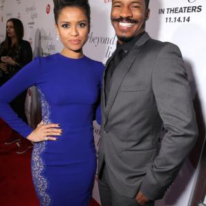 Nate Parker and Gugu Mbatha-Raw at event of Beyond the Lights (2014)