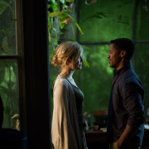 Still of Maggie Grace and Nate Parker in About Alex (2014)
