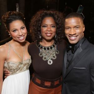 Oprah Winfrey Jurnee SmollettBell and Nate Parker at event of The Great Debaters 2007