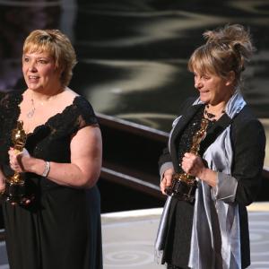 Julie Dartnell and Lisa Westcott at event of The Oscars 2013