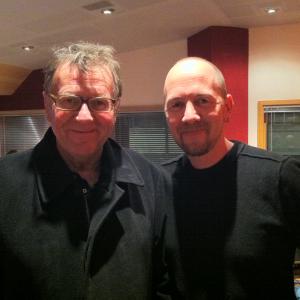 Tom Wilkinson and Director Keith Arem recording in London