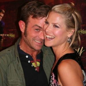 Waylon Payne and Ali Larter at the premiere for Crazy.