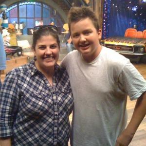 On the set of iCarly