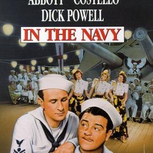 Bud Abbott Laverne Andrews Maxene Andrews Patty Andrews Lou Costello and The Andrews Sisters in In the Navy 1941