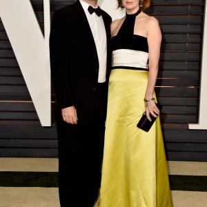 Ron Livingston and Rosemarie DeWitt at event of The Oscars (2015)